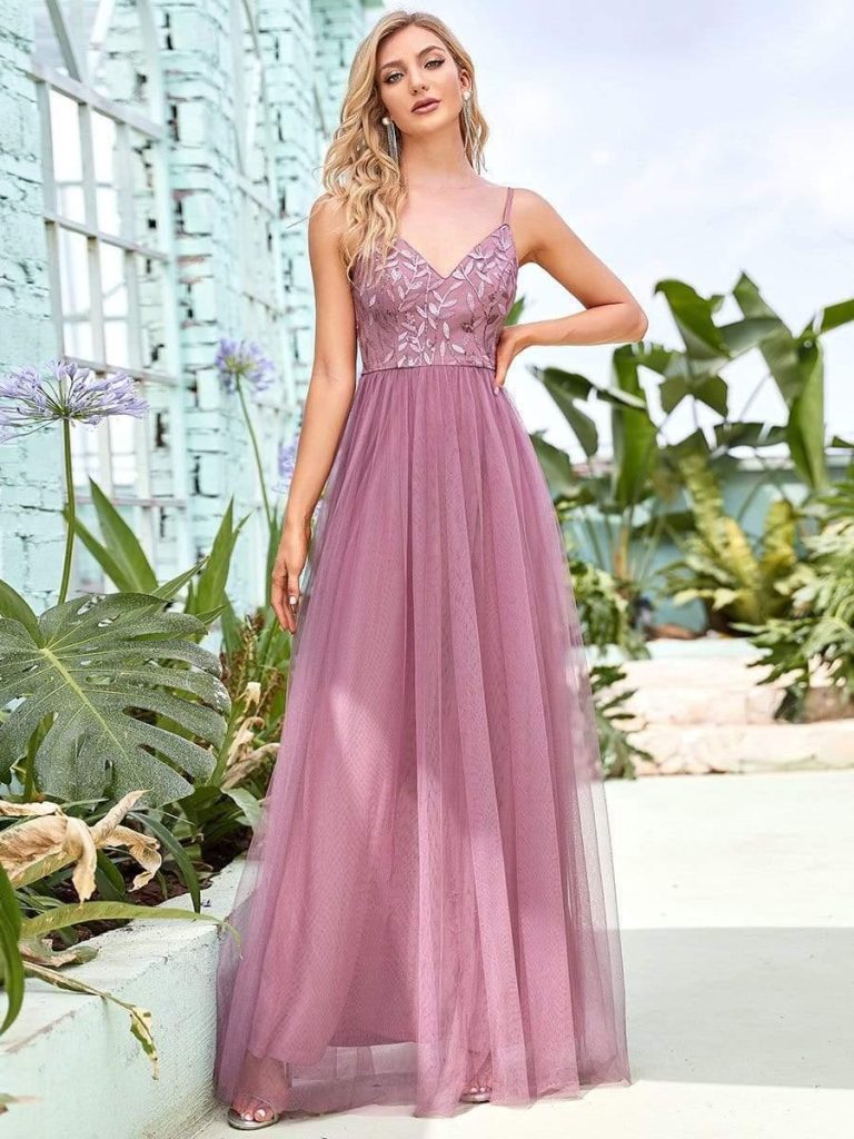 Collier Champêtre / Bohème Feuille Elfique - Robe De Mariée / Mariage Rose - Verre Fantaisie Femme